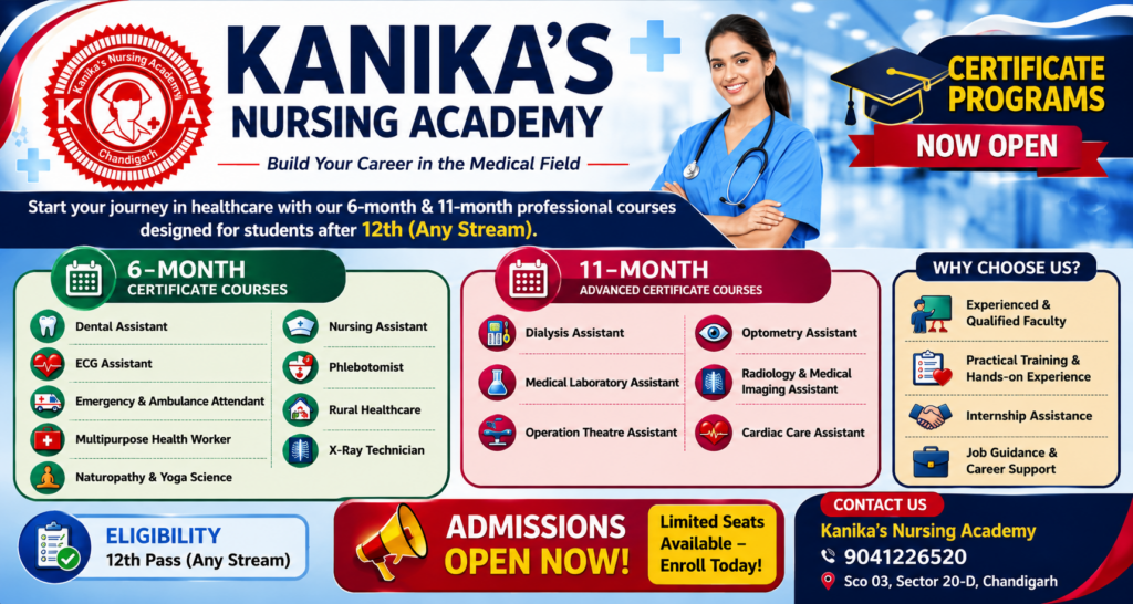 Certificate Programmes in Healthcare recruitment banner