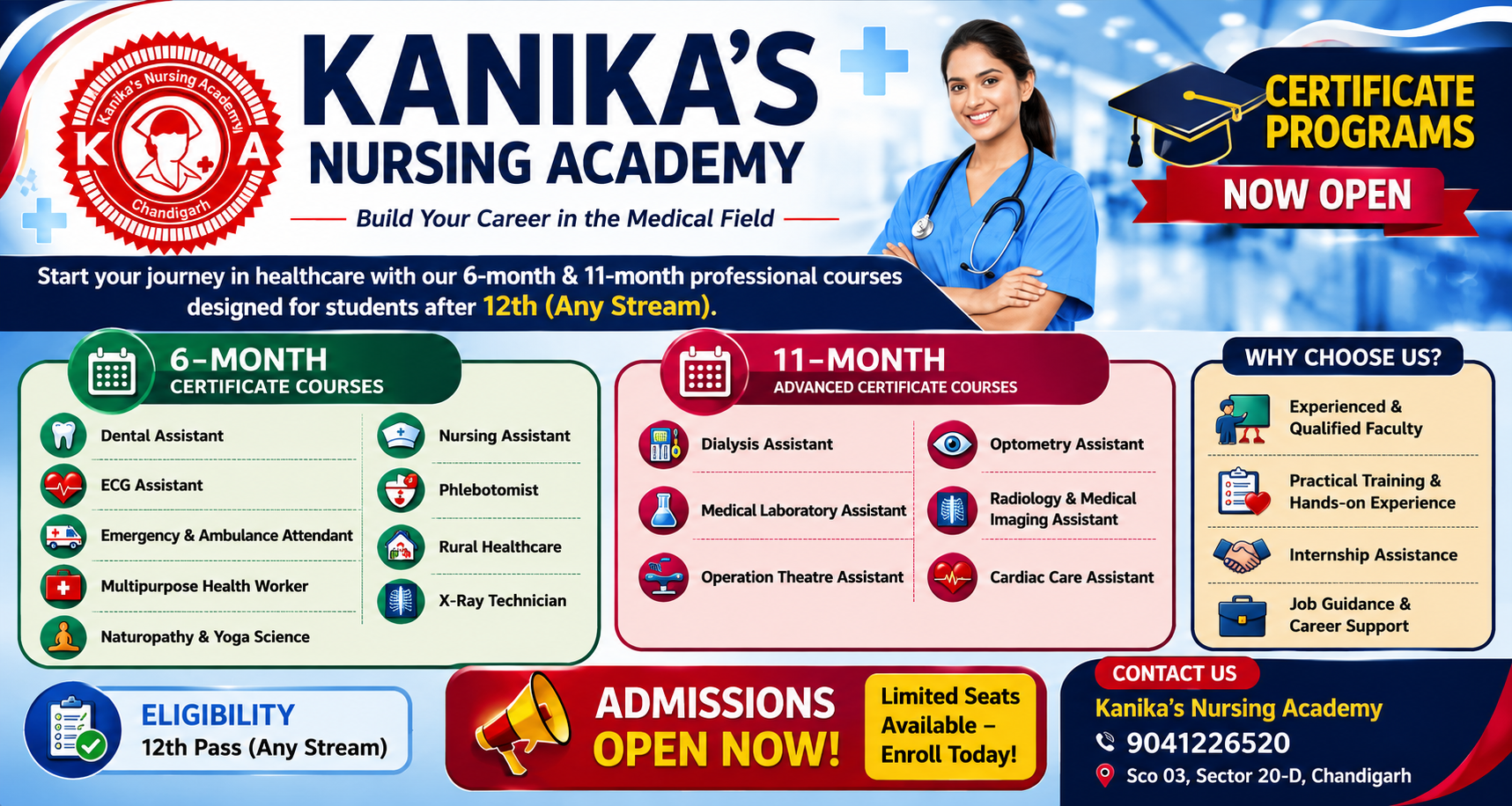 Certificate Programmes in Healthcare recruitment banner