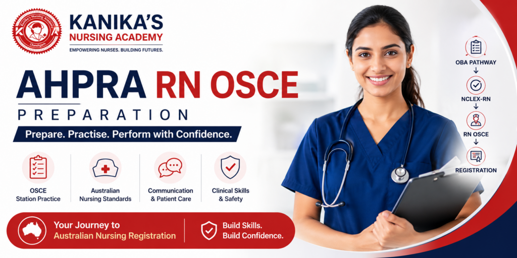 AHPRA RN OSCE Preparation for International Nurses recruitment banner