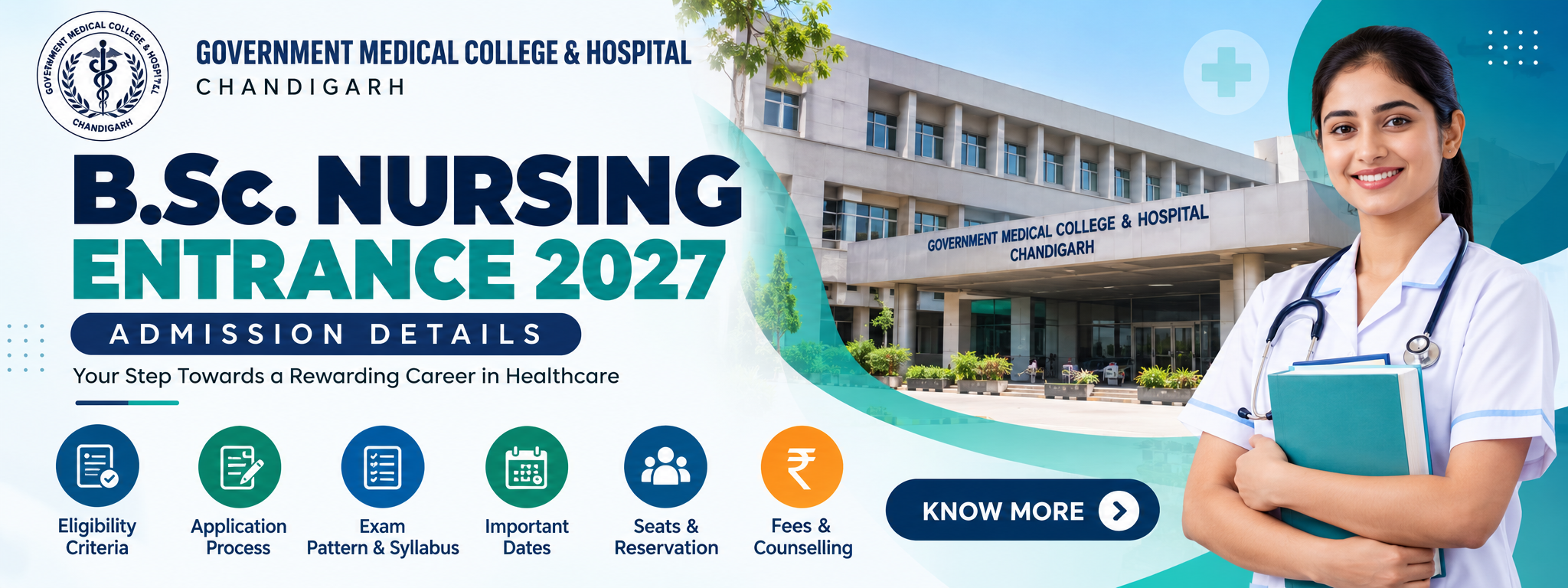 GMCH BSc Nursing 2027 entrance preparation and admission guide for Chandigarh